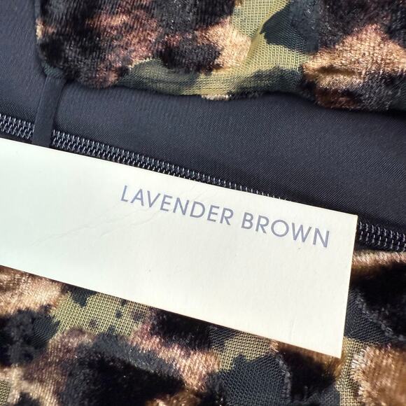 Lavender Brown Stitch Fix Leopard Print Keyhole Detail Shift Dress Large NWT - Picture 5 of 8